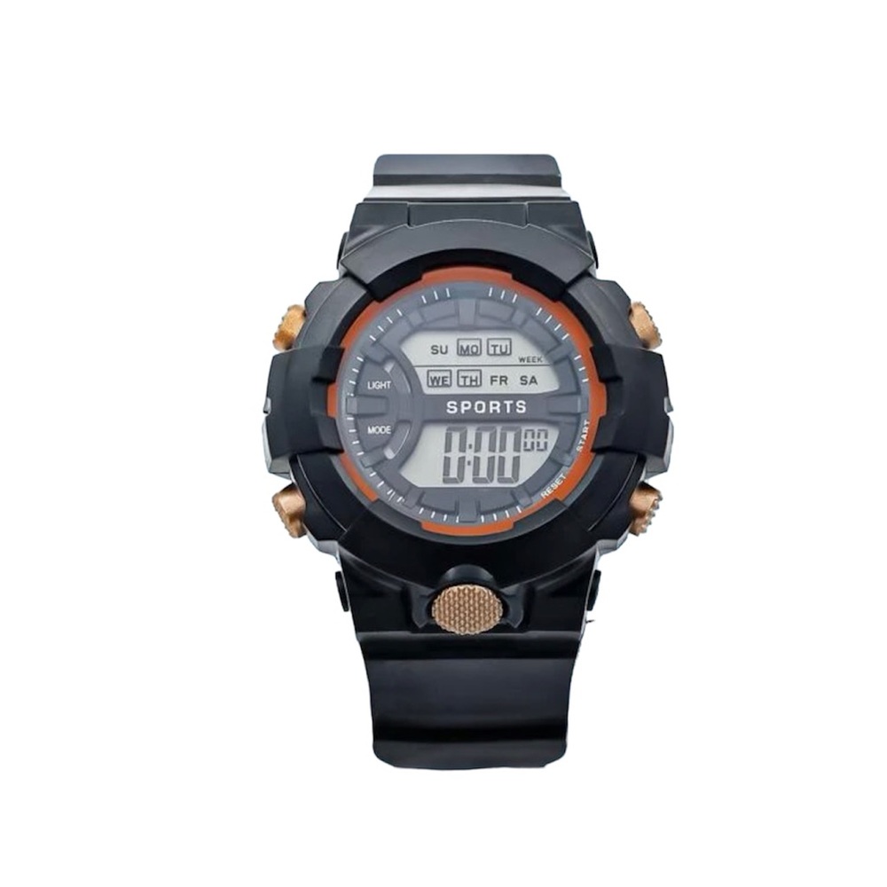 Unisex Round Water Resistant Digital Watch (Battery Not Included )